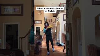 When athletes do dances on TikTok Song Michael Prince Finesse ft Koncept P [upl. by Anar]