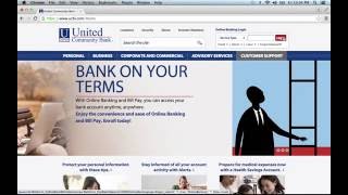 United Community Bank Online Banking Login Instructions [upl. by Janet932]