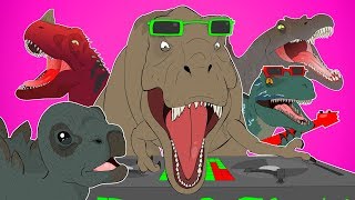 ♪ JURASSIC WORLD HUNGRY DINOSAURS THE MUSICAL  Animated Song [upl. by Leamhsi]