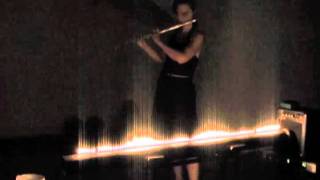 WAVES become MATTER Improvisation for Flute and Rubens Tube [upl. by Lramaj976]