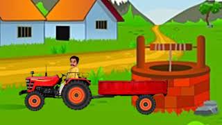 New Tractor Video  Cartoon Video  Kids Play with Tractor [upl. by Ailegnave]