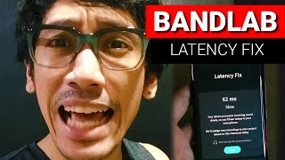 HOW TO FIX LATENCY ON BANDLAB ANDROIDIPHONE  HOME RECORDING [upl. by Alesi135]