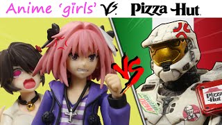 Anime Girls vs Pizza Hut [upl. by Zehc538]