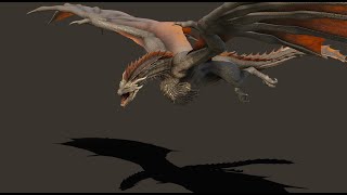 Drogon  Game of Thrones 2019 в 3D от Aran [upl. by Ymmij]