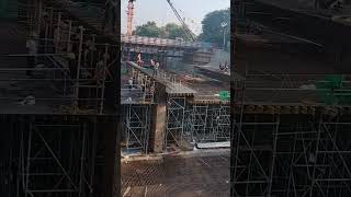 Concourse slab and roof slab under ground metro station [upl. by Adnorahs]