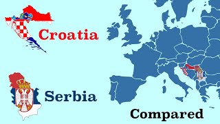 Croatia and Serbia Compared [upl. by Aiynot36]