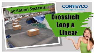 Crossbelt Sorter Loop amp Linear Sortation  Conveyco [upl. by Segroeg393]