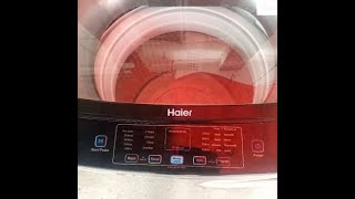 Haier Washing Machine HWM 150826 review in Urdu  Haier Washing Machine  Automatic Washing Machine [upl. by Muir]