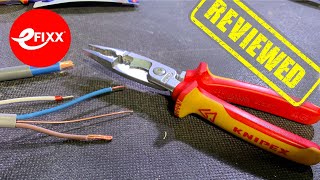 Knipex electrical installation pliers  6 5 or 4 useful electricians tools in one [upl. by Solracnauj]