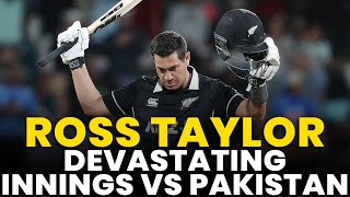 Ross Taylor Devastating Innings vs Pakistan  New Zealand vs Pakistan  PCB  MA2L [upl. by Nodnerb365]