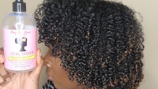 Camille Rose Naturals Curl Maker Wash n Go  Nia Imani [upl. by Encrata]