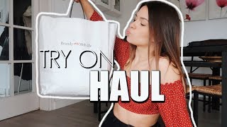 TRYON HAUL  BRANDY MELVILLE amp SUBDUED [upl. by Goldina]