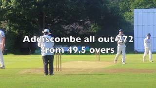 BEST CLUB CRICKET MATCH Sanderstead Cricket Club amp Addiscombe CC [upl. by Anelim]