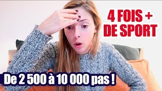 CHALLENGE 10000 PAS PAR JOUR ce quil sest passé poids difficulté [upl. by Tala]