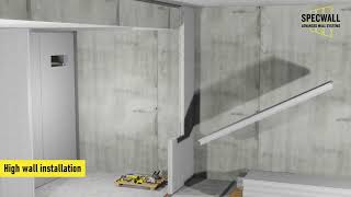 Specwall Advanced Wall Systems  Installation Video [upl. by Natica895]