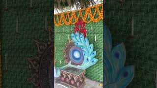 pelli kuthuru backdrop decoration event decoration marriage haldi viral ytshorts [upl. by Mccallum]