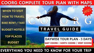 COORG Tour Guide 2023  Coorg Tourist Places  Things To Do In Madikeri  3 Days Itinerary [upl. by Maloney]