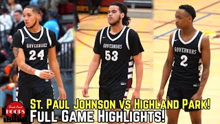 St Paul Johnson Shows Out vs Highland Park Full Game Highlights [upl. by Nappy]