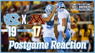 UNC vs Minnesota Football Postgame Reaction [upl. by Cirda66]