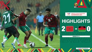 Morocco 🆚 Malawi Highlights  TotalEnergiesAFCON2021 Round Of 16 [upl. by Leoine]