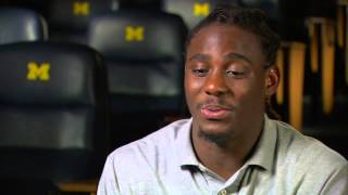 The Journey 2012 Big Ten Football  Denard Robinson on First Play [upl. by Rramed]