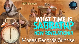 SABBATH SERIES 6D Moses Records Sabbath Begins Saturday at Sunrise [upl. by Darda59]