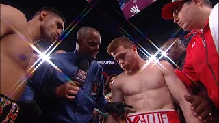 CANELO ALVAREZ MEXICO vs AMIR KHAN UK KO FIGHT [upl. by Eleni316]