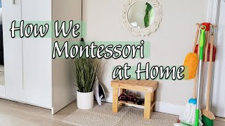 MONTESSORI HOME TOUR  How We Montessori At Home With a 2 Year Old DIY amp Functional Montessori Home [upl. by Nnylasor577]