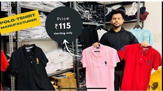 Best POLO Tshirt manufacturer Ludhiana wholesale  Plain POLO Tshirt print on demand wholesale [upl. by Ecirehs916]