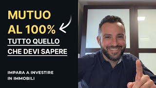 MUTUO PRIMA CASA 100  COME FACCIO A LASCIARE LA CAPARRA COME FUNZIONA [upl. by Aneeles]