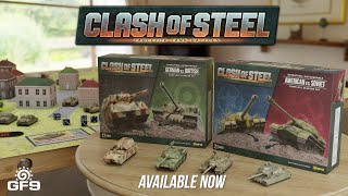 Clash of Steel  Tabletop Tank Battles  Trailer 2024 [upl. by Gnod]