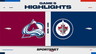 NHL Game 5 Highlights  Avalanche vs Jets  April 30 2024 [upl. by Good]