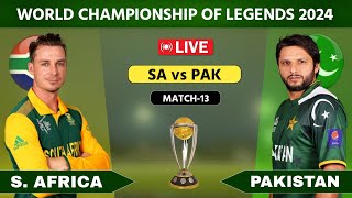 Pakistan Champions vs South Africa Champions Live Match 13  World Legends Championship 2024 [upl. by Aliuqaj]