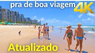 PRAIA de BOA VIAGEM RECIFE 4K [upl. by Walters]