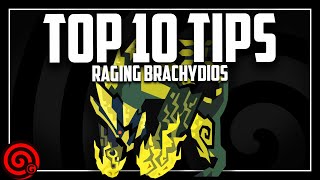 Top 10 Tips  Raging Brachydios  MHW Iceborne [upl. by Airym274]