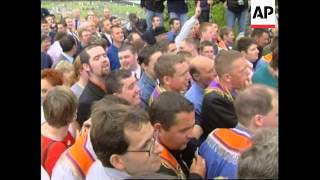 UK NIRELAND ORANGEMEN GATHER FOR MARCH WRAP [upl. by Agretha]