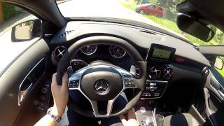 Der Neue Mercedes A45 AMG POV Fahrersicht GoPro [upl. by Boeke]