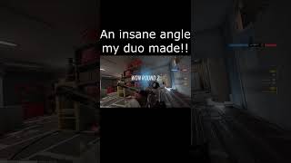 Rainbow six siege this angle is pretty good rainbowsixsiege gaming shorts short [upl. by Ydnih]