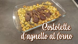 Costolette di agnello al forno con patate [upl. by Krell]