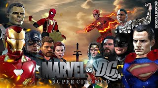 Marvel vs DC mod in Super City by Demon Knight and Charles Wayne  Created Characters [upl. by Katt435]