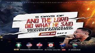 AND THE LORD DID WHAT HE SAID DAY 4  NSPPD  14TH NOVEMBER 2024 [upl. by Lombardi]