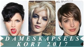 Moderne dameskapsels kort 2017 [upl. by Neslund]