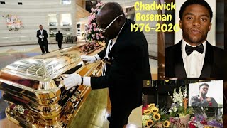 Chadwick Boseman Funeral Service  Open Casket HD [upl. by Lubba]