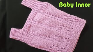 Knitting New Born Baby Inner Step by Step  Hindi  Jasbir Creations [upl. by Darb993]