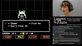 Undertale 1B Beating the ruins Blind playthrough pacifist run [upl. by Gittel904]