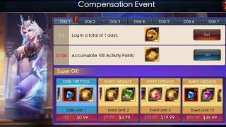 NEW COMPENSATION EVENT  TODAYS UPDATE  LEGACY OF DISCORD [upl. by Oinotnaesoj]