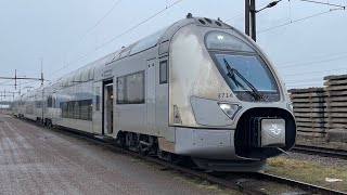 TRAIN TRIP IN SWEDEN  4K Train Drivers View Hallsberg to Linköping [upl. by Leamaj521]