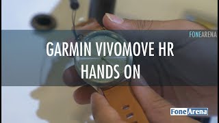 Garmin vivomove HR Hybrid Smartwatch Hands On [upl. by Hildie]