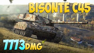 Bisonte C45  5 Frags 77K Damage  A good city  World Of Tanks [upl. by Cathi]