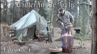 Winter Camping in the Arctic EP 1 Burn Out Stool [upl. by Sochor]